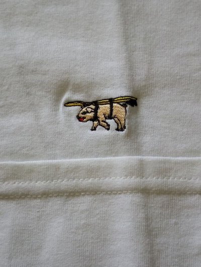 画像7: SURF A PIG　ポケット付刺繍Ｔシャツ　SＴ－１２