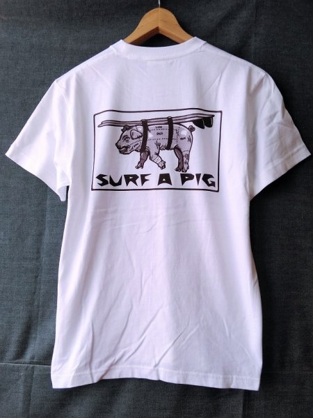 画像1: SURF A PIG　プリントＴシャツ　SＴ－８ (1)